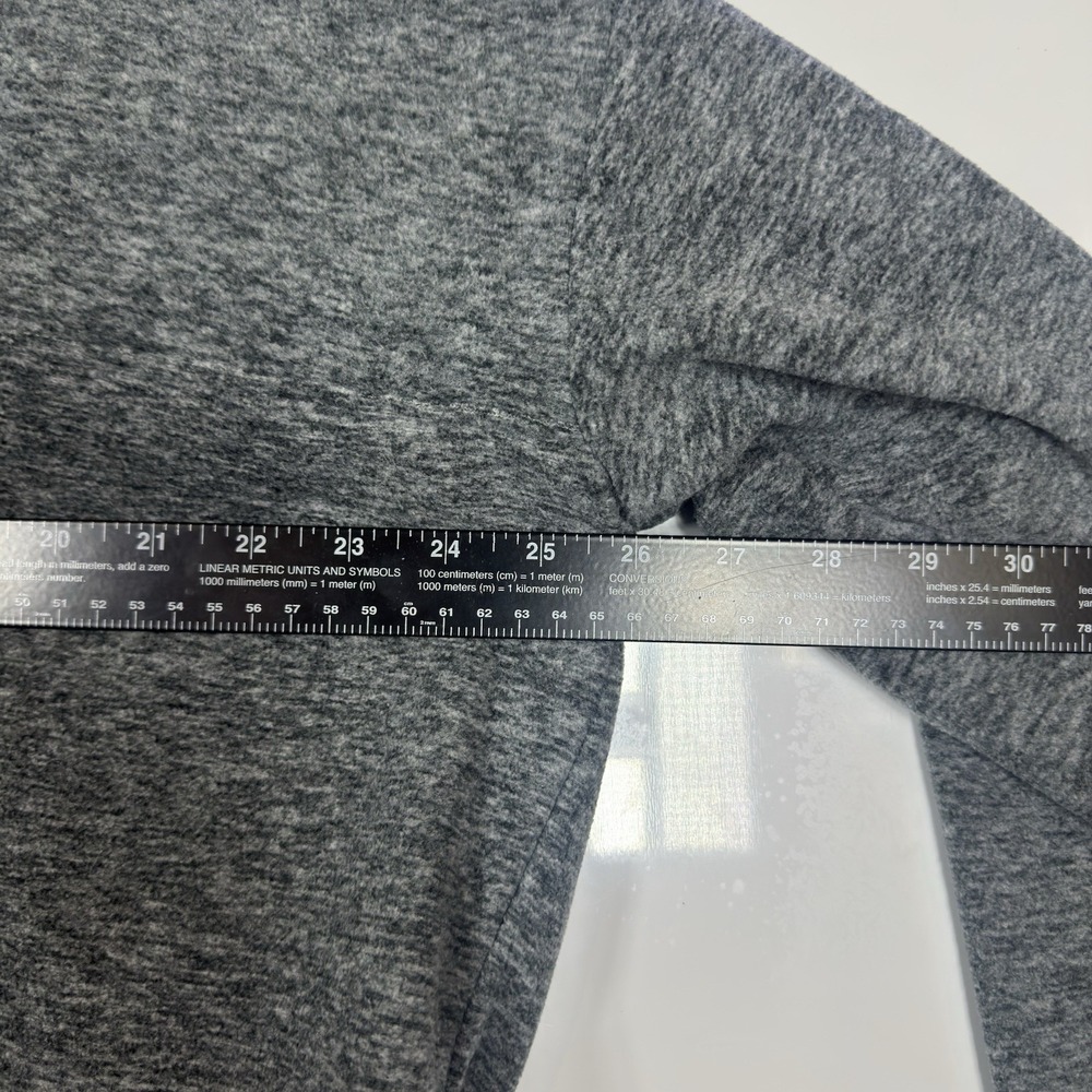 Eddie Bauer Quest 2.0 1/4 Zip Fleece Pullover Womens XL Heather Grey Charcoal - Picture 6 of 7